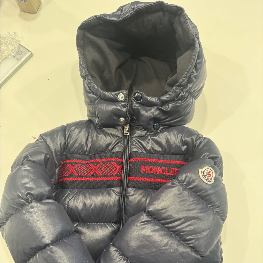 Moncler Boys Hooded Maya Coat